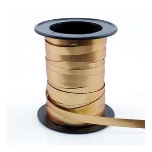 Celebrate Matte Metallic Curling Ribbon Rust