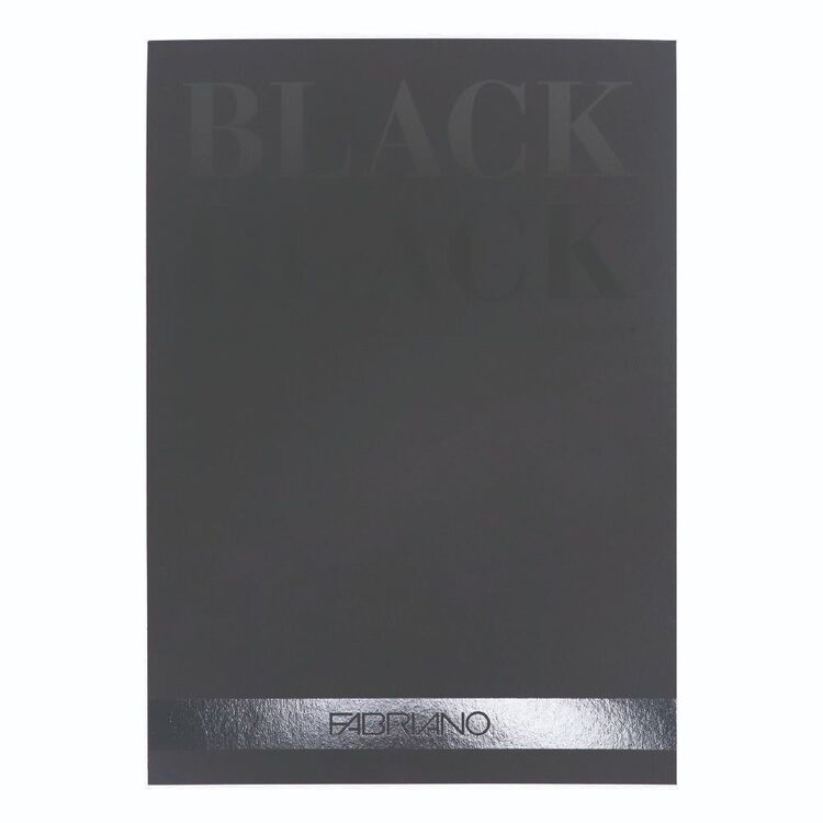 Fabriano 300 gsm 20 Pages Pad Black A4
