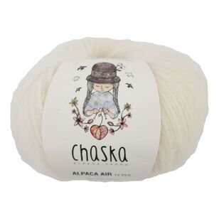 Chaska Alpaca Air 12 Ply 50 g Yarn Natural