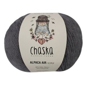 Chaska Alpaca Air 12 Ply 50 g Yarn Smokey Grey