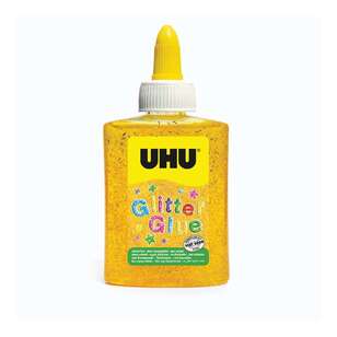UHU Glitter Glue Bottle Blue 90 g
