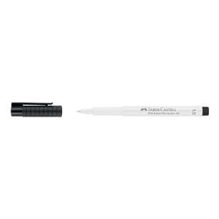 Faber Castell White 1.5 mm Pitt Artist Pen Brush 101 White 1.5 mm