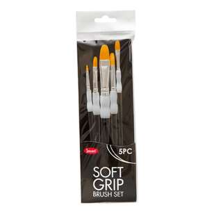 Jasart Soft Grip Brush Filbert Set Multicoloured
