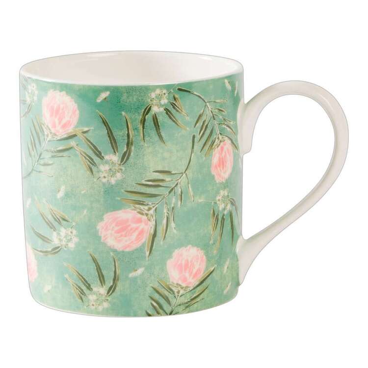 Dine By Ladelle Protea Mug Green