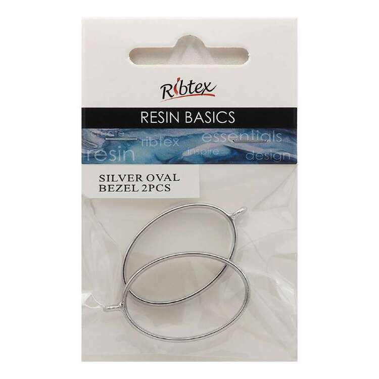 Ribtex Resin 2 Pieces Oval Bezel Frame