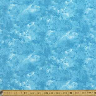 Sparkle Blender Cotton Fabric Turquoise 112 cm
