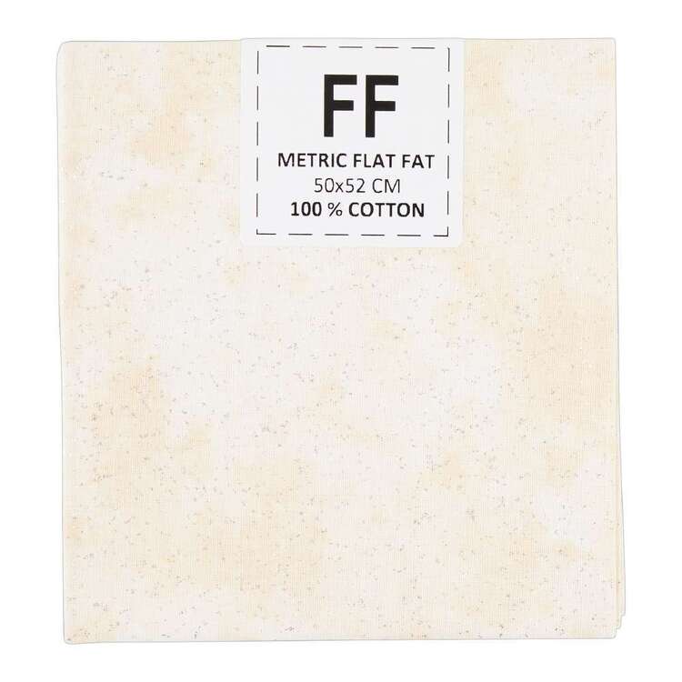 Sparkle Blender Cotton Flat Fat Cream 50 x 52 cm