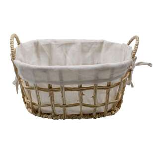 Ombre Home Country Living Storage Basket Natural 34 x 20 x 17 cm