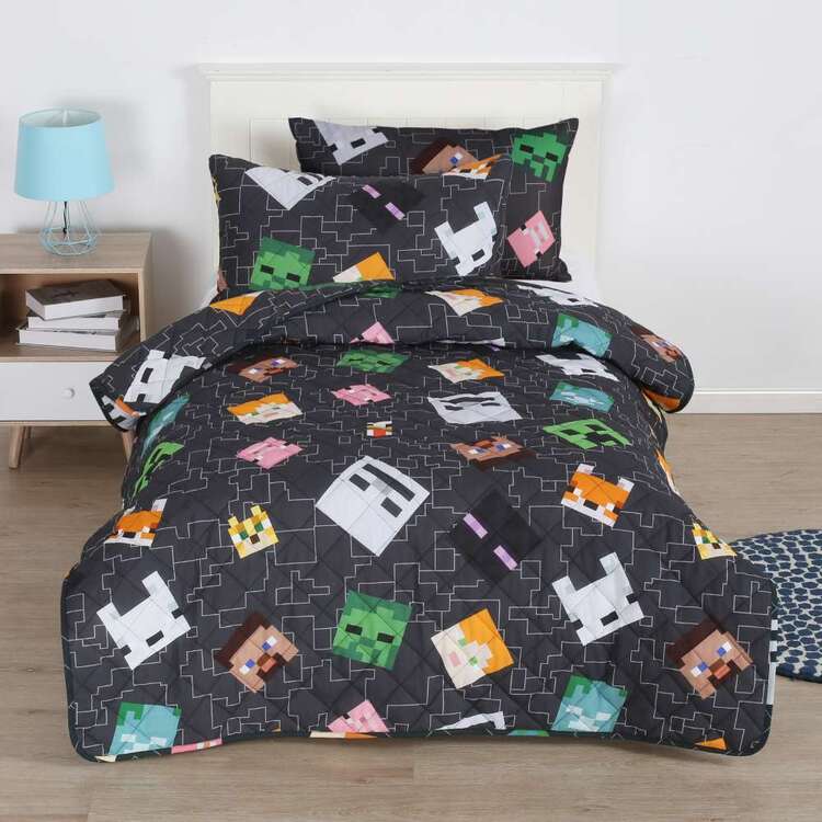 Minecraft Quilted Comforter Multicoloured