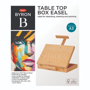 Jasart Byron Table Top Box Easel Natural