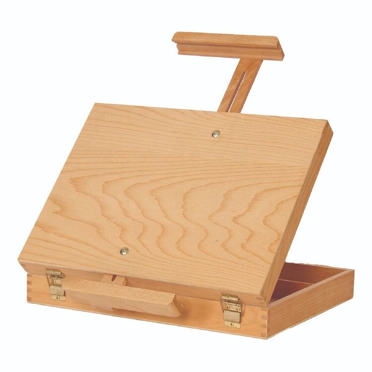Basic Table Top Box Jasart Byron Table Top Box Easel Natural | Spotlight Australia
