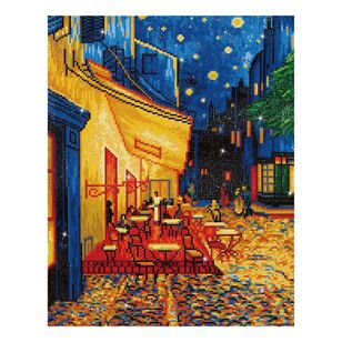 Diamond Dotz Café At Night Kit Multicoloured 42 x 52 cm