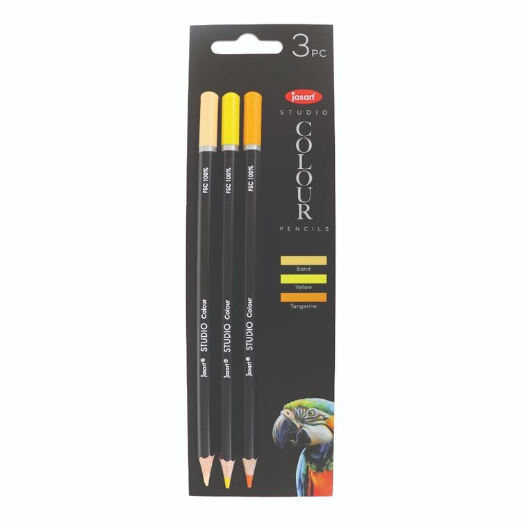 Jasart Studio 3 Pack Colour Pencil Set