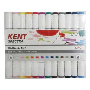 Kent Spectra Graphic Design Marker Starter Set Multicoloured