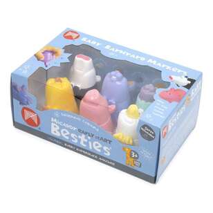 Micador Early stART Baby Barnyard Markers 6 Pack Multicoloured