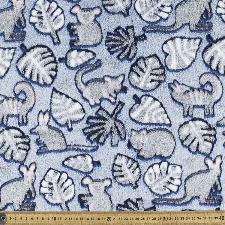 Jocelyn Proust Koalas Printed 148 cm Burnout Polar Fleece Fabric