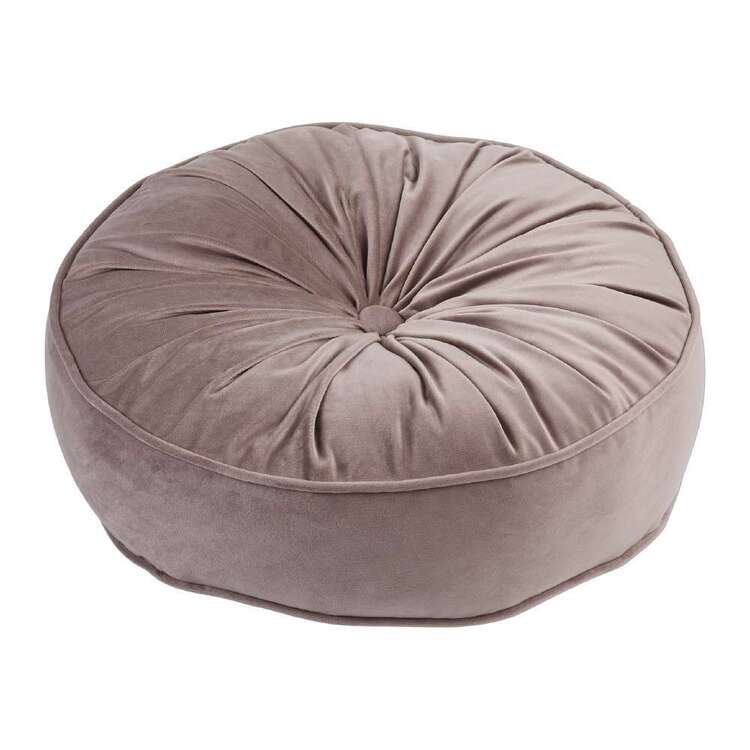KOO Maddie Round Piped Velvet Cushion