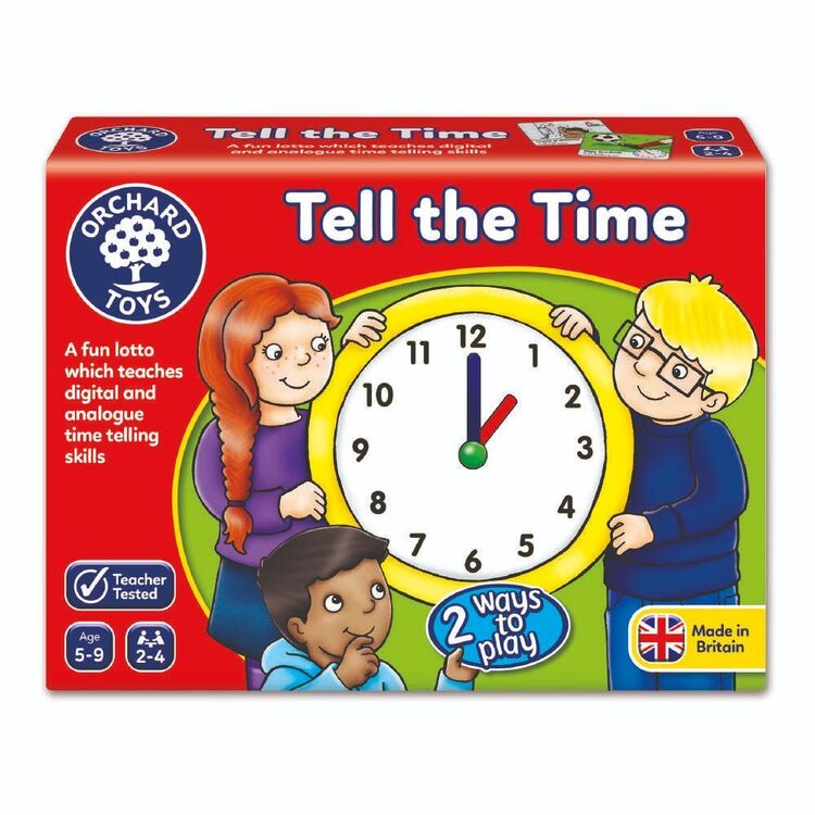 Orchard Toys Tell The Time Lotto Game