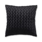 Logan & Mason Home Justin Velvet Cushion Black 50 x 50 cm