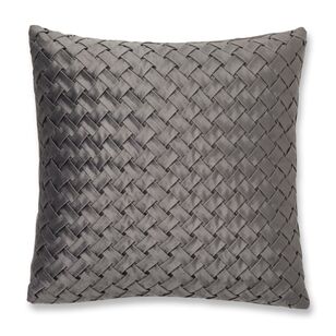 Logan & Mason Home Justin Velvet Cushion Charcoal 50 x 50 cm