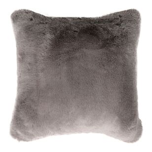 Lapin Plush Cushion Charcoal 45 x 45 cm