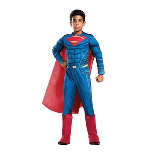 DC Comics Luxe Superman Child Muscle Costume Multicoloured 6 - 8 Years