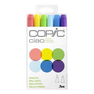 Copic Ciao Kit 6 Pack Brights