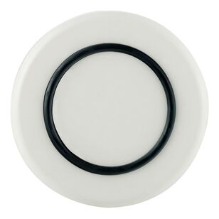 Palm Non-Slip 22 cm Plate White & Black 22 cm
