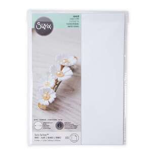 Sizzix Surfacez 10 Packs Shrink Plastic White