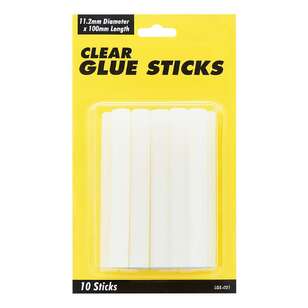 UHU 10 Pack 40 W Glue Gun Glue Sticks Clear