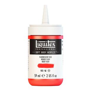 Liquitex Pro Soft Body Acrylic Fluorescent Red 59 mL