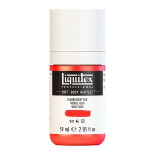 Liquitex Pro Soft Body Acrylic Fluorescent Red 59 mL