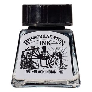 Winsor & Newton Drawing Ink Black 14 mL