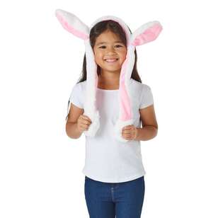 Party Creator LED Bunny Moving Ear Headband Grey Child