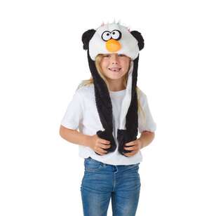 Party Creator Penguin Moving Ears Hat Black Child