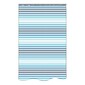 Bath By Ladelle Coastal Stripe Printed Shower Curtain Blue