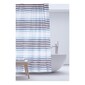 Bath By Ladelle Coastal Stripe Printed Shower Curtain Blue