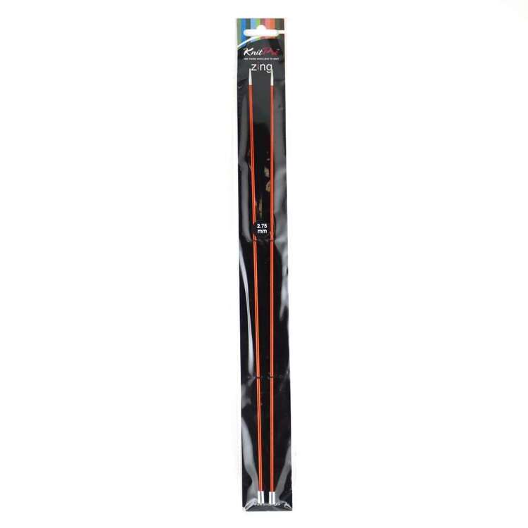 KnitPro 47034 Naaldspel Zing 20 cm, 2,75 mm, Carnelian KnitPro 47034 Naaldspel Zing 20 cm, 2,75 mm, Carnelian