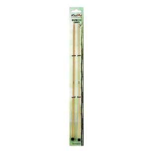 KnitPro 33 cm Bamboo Single Pointed Needle Natural