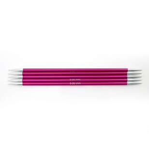 Knitpro Zing Double Pointed 20 cm Needles Ruby 5 mm