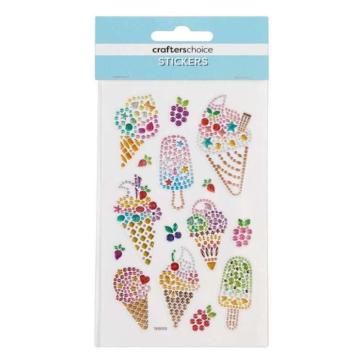 Crafters Choice Crystal Icecream Stickers