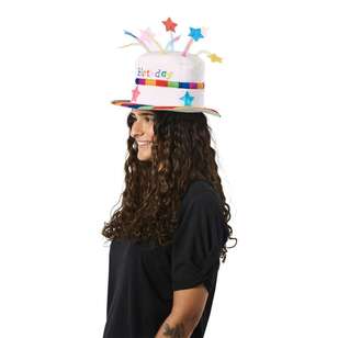 Spartys Novelty Happy Birthday Hat Multicoloured