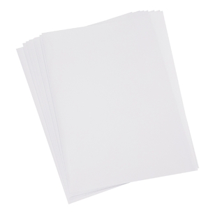 Crafters Choice White Printable Vinyl Sticker Sheets White