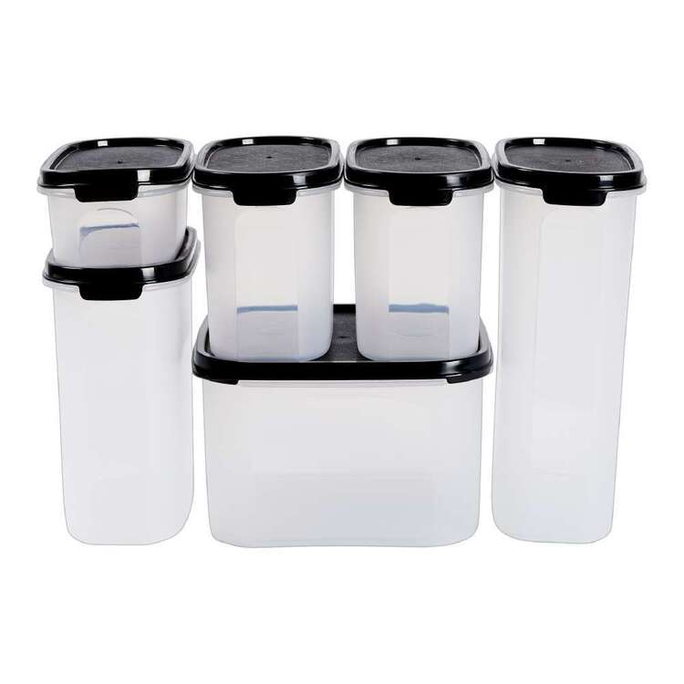 Mode Home 6 Piece Dry Food Storage Container Clear