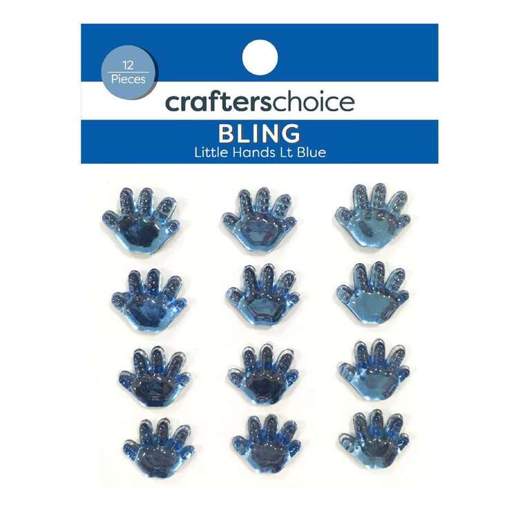 Crafters Choice Bling Blue Little Hands Stickers