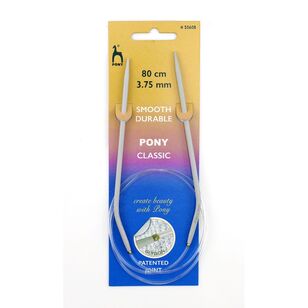 Pony Circular 80 cm Knitting Needles Grey