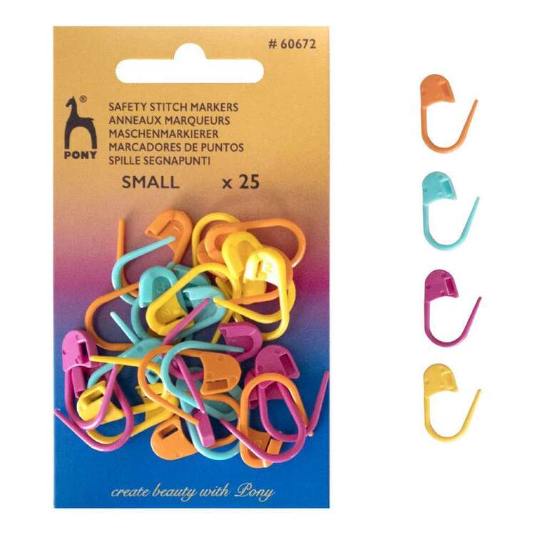 Pony Safety Stitch Markers Multicoloured