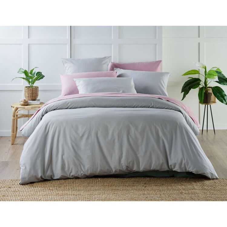 White Home Organic Cotton Quilt Cover Set