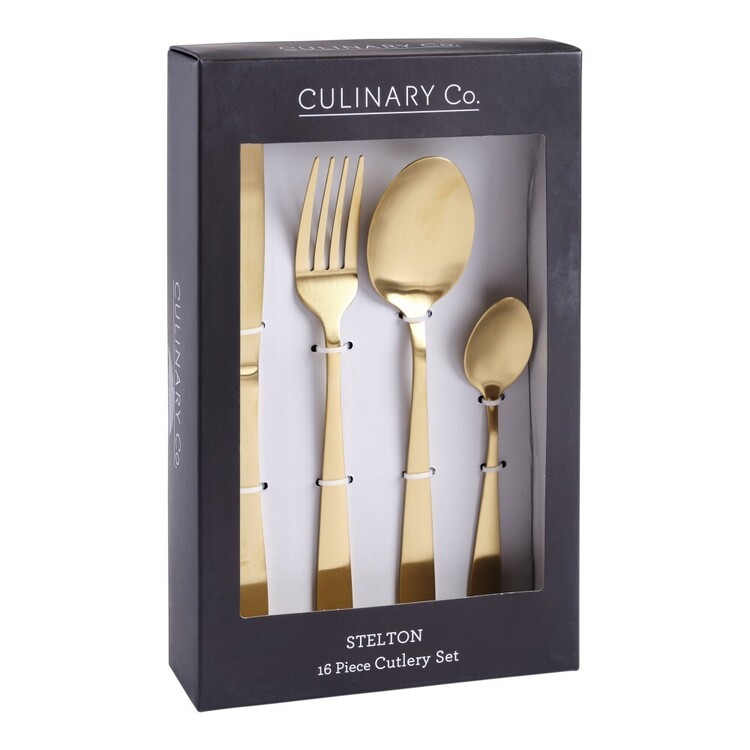 Culinary Co Stelton Matte 16 Piece Cutlery Set