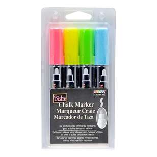 Marvy Bistro Chalk Marker Blue, Red, Green & Yellow